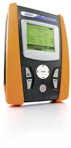 HT Instruments PV CHECKs Basic Installationstester, VDE-Prüfgerät kalibriert (ISO) VDE-Norm 0126