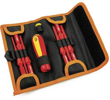 HT Instruments Aladino 1010690 Werkzeugset Elektriker, Handwerker, Heimwerker, VDE in Tasche
