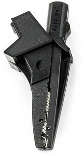 HT Instruments 5004-IECN Bananenstecker Bananenbuchse, Buchse 4 mm, Steckanschluss 4 mm, Krokodilklemme CAT III 1000V Schwarz 1St.