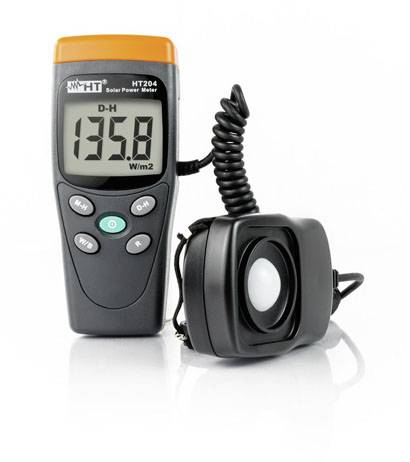 HT Instruments HT204 Solarenergie-Messgerät 1 - 1999 W/m²