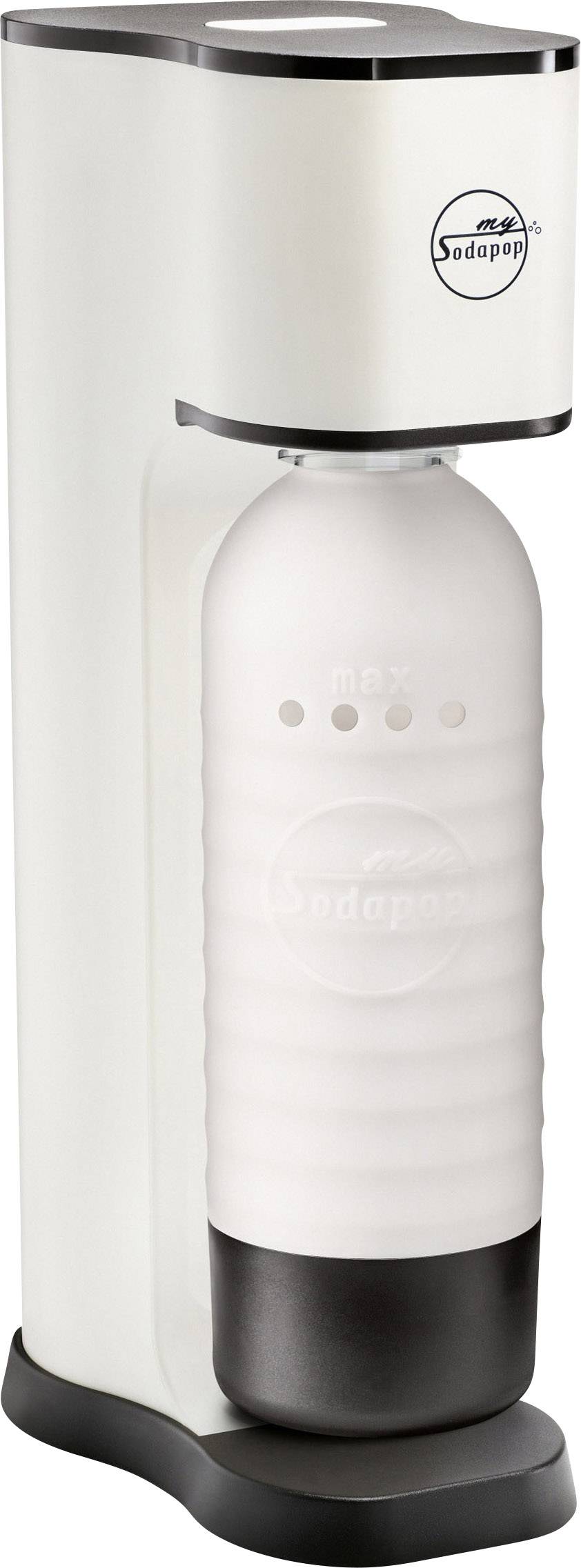 Sodapop Wassersprudler Joy Fashion Weiß (matt) inkl. 1 PET-Flasche, und 1 CO2-Zylinder