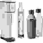 Sodapop Wassersprudler Joy Prestige Silber inkl. 2 Glasflaschen, und 1 CO2-Zylinder