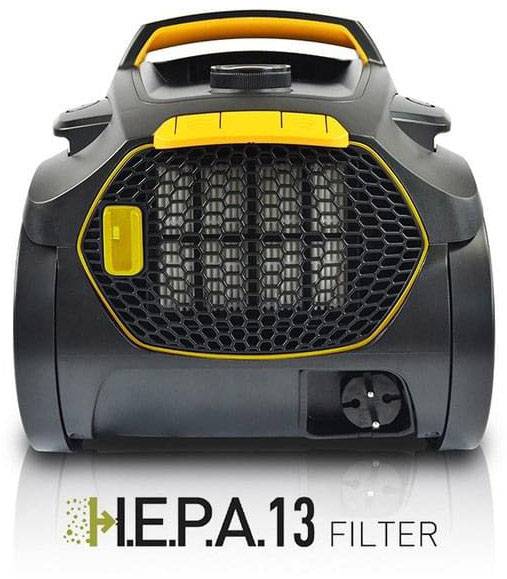 Fakir Air Wave Prestige 2000 Staubsauger 500 W mit Staubbeutel