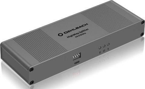 Oehlbach Highway Splitter 1 zu 2 HDMI-Splitter 3840 x 2160 Pixel