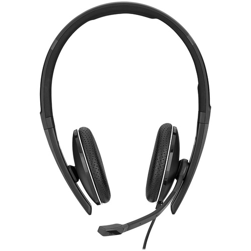 Sennheiser SC165 Stereo-Headset USB, 3.5mm Klinke Stereo, schnurgebunden On Ear Schwarz