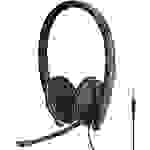 Sennheiser SC165 Stereo-Headset 3.5mm Klinke Stereo, schnurgebunden On Ear Schwarz
