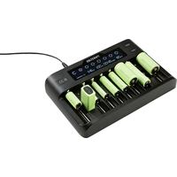 VOLTCRAFT CC-8 Rundzellen-Ladegerät LiIon, LiFePO, NiMH, NiCd A, Mignon (AA), Micro (AAA), Mini VOLTCRAFT CC-8 Rundzellen-Ladegerät LiIon, LiFePO, NiMH, NiCd A, Mignon (AA), Micro (AAA), Mini