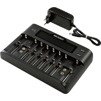 VOLTCRAFT CC-8 Rundzellen-Ladegerät LiIon, LiFePO, NiMH, NiCd A, Mignon (AA), Micro (AAA), Mini VOLTCRAFT CC-8 Rundzellen-Ladegerät LiIon, LiFePO, NiMH, NiCd A, Mignon (AA), Micro (AAA), Mini
