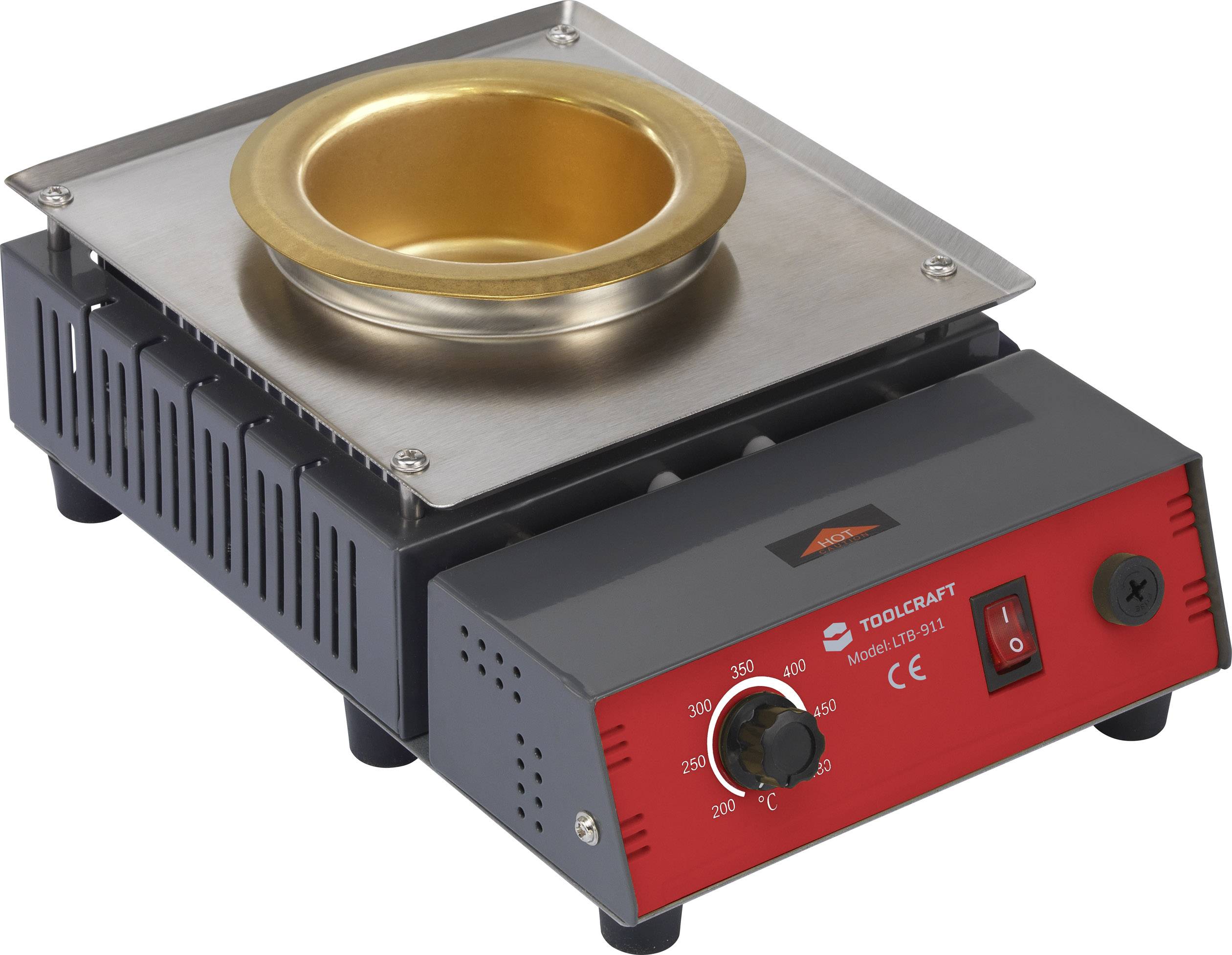 TOOLCRAFT LTB-911A Lötbad 300W 480°C Lot-Menge 1350g