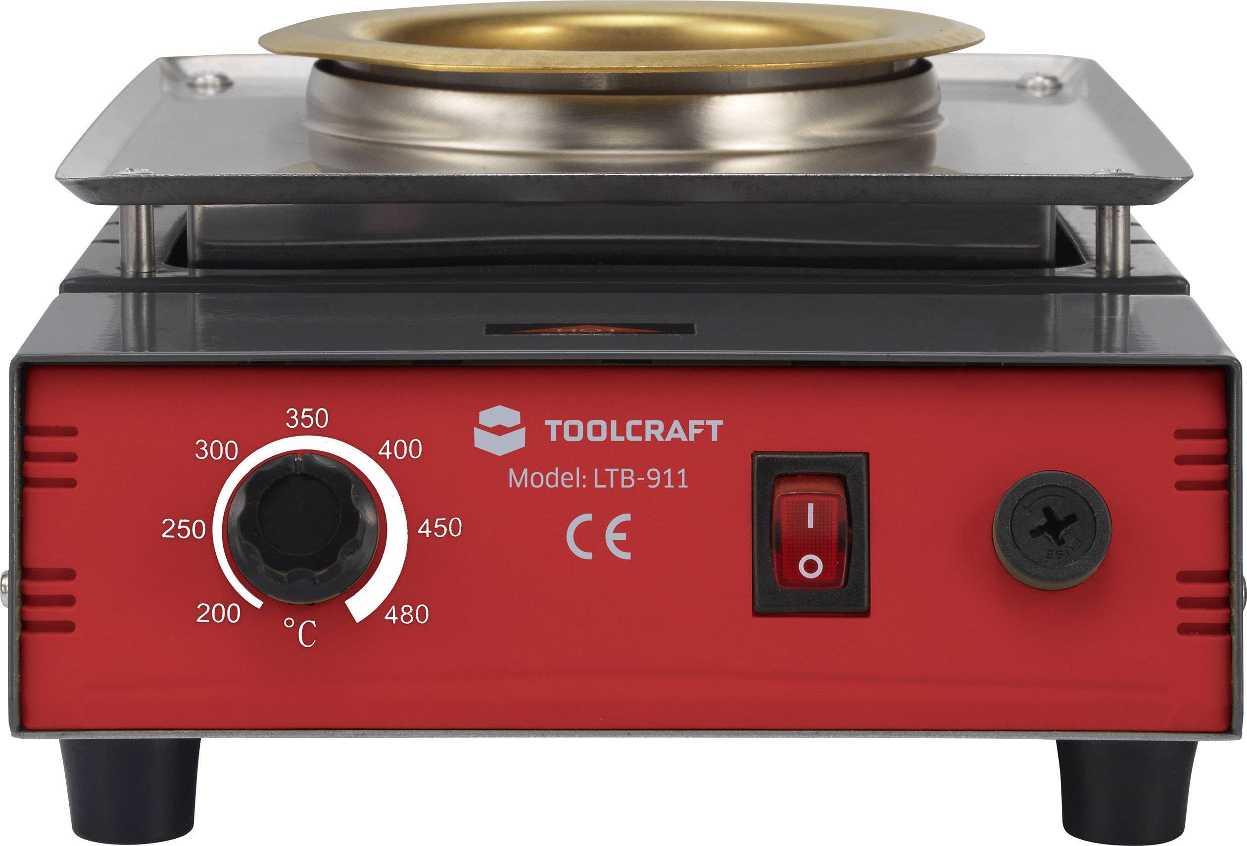 TOOLCRAFT LTB-911A Lötbad 300W 480°C Lot-Menge 1350g