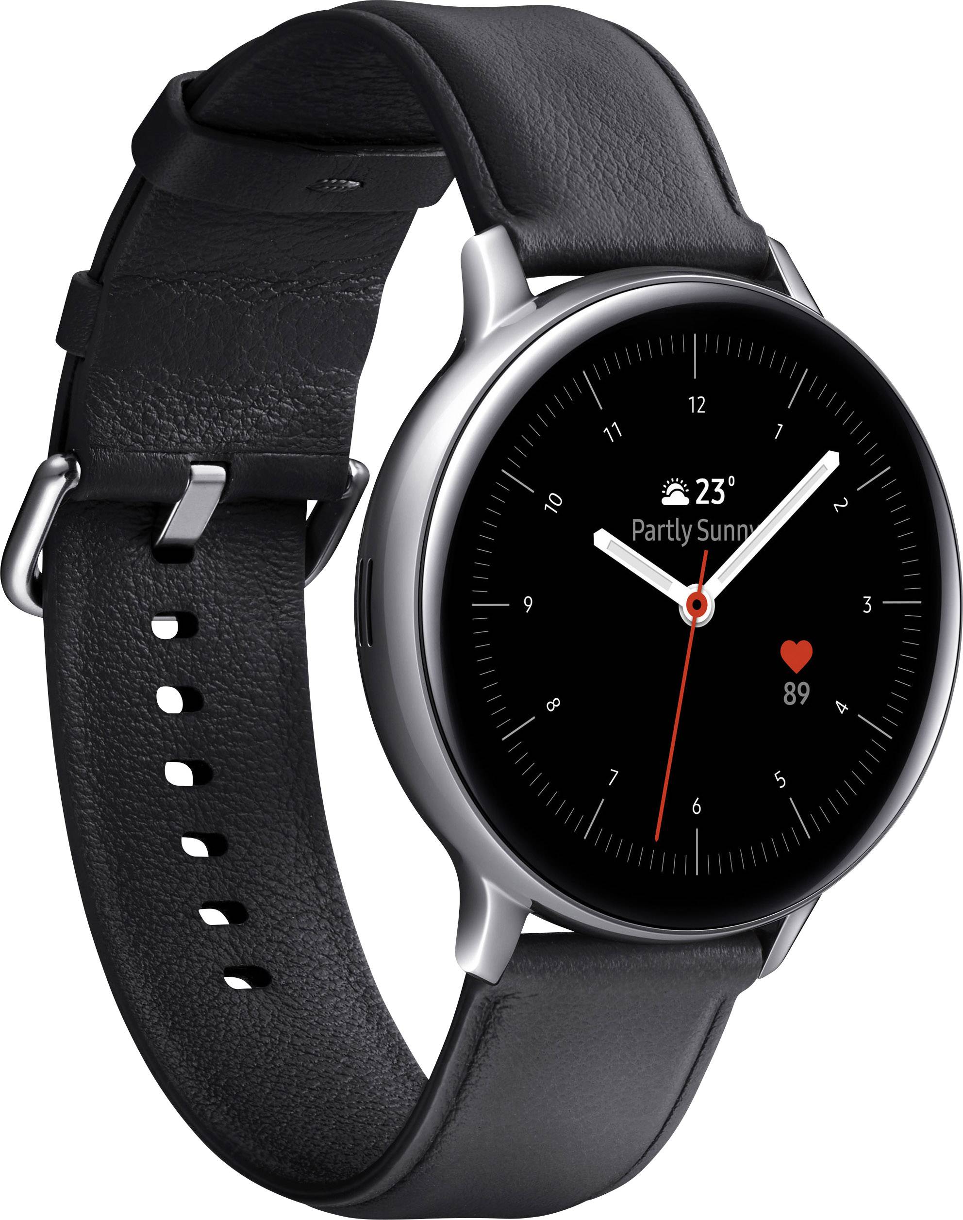 Samsung Galaxy Watch Active 2 Stainless Steel 44mm Serie Smartwatch Schwarz