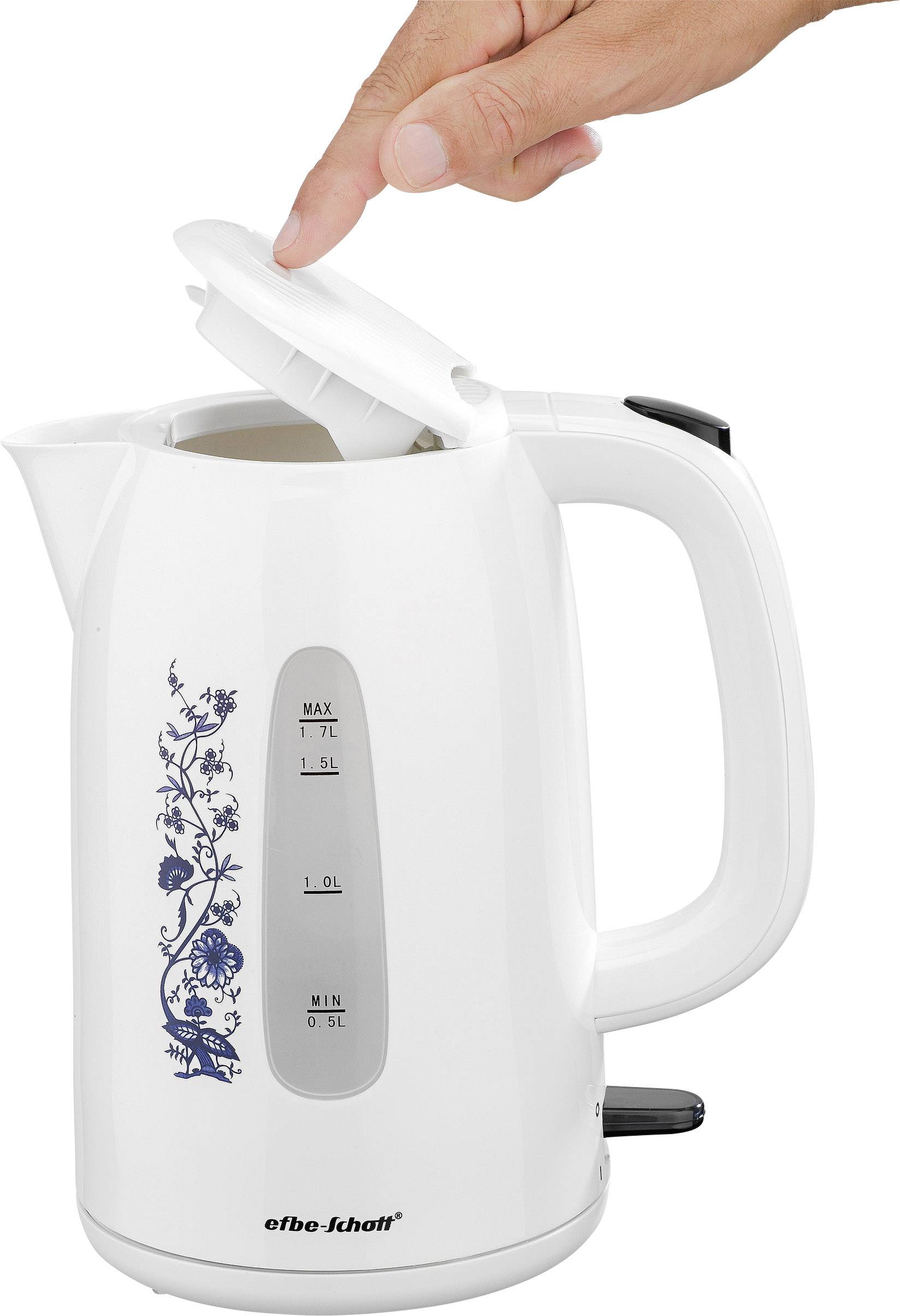 EFBE Schott SC WK 1080.1 ZWM Wasserkocher schnurlos Weiß