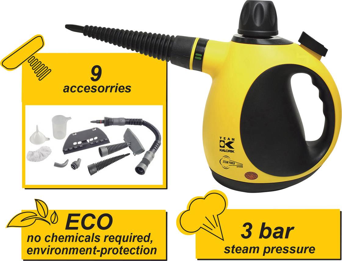 TKG Team Kalorik TKG SFC 1005 Dampfreiniger TKG SFC 1005 1000W Gelb