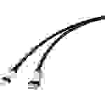 Renkforce Cell phone Cable [1x USB-C® plug - 1x Apple Dock lightning plug] 1.00 m Black