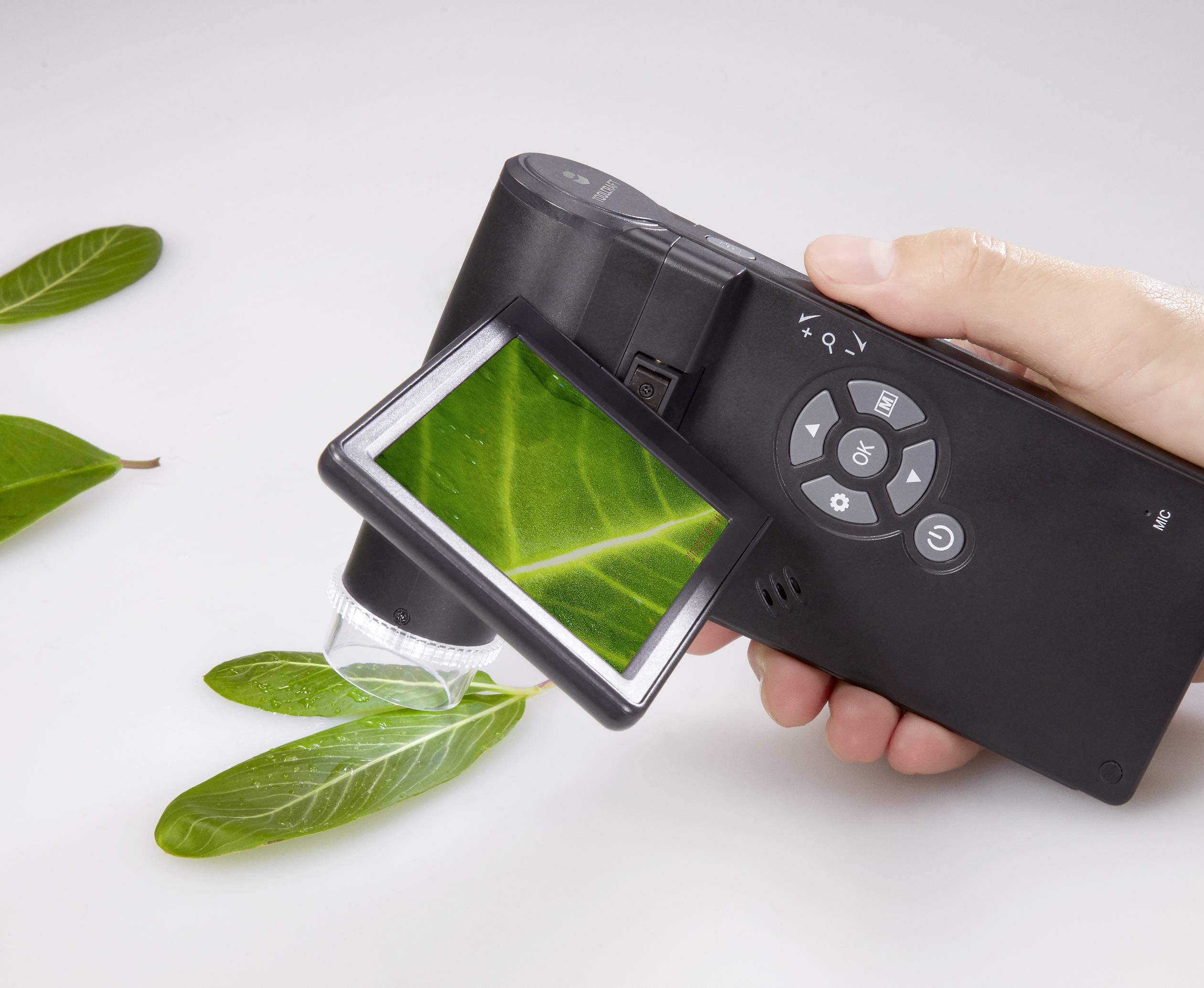 TOOLCRAFT Mikroskop-Kamera mit Monitor 12 Megapixel 300 x Digitale Vergrößerung (max.): 4 x