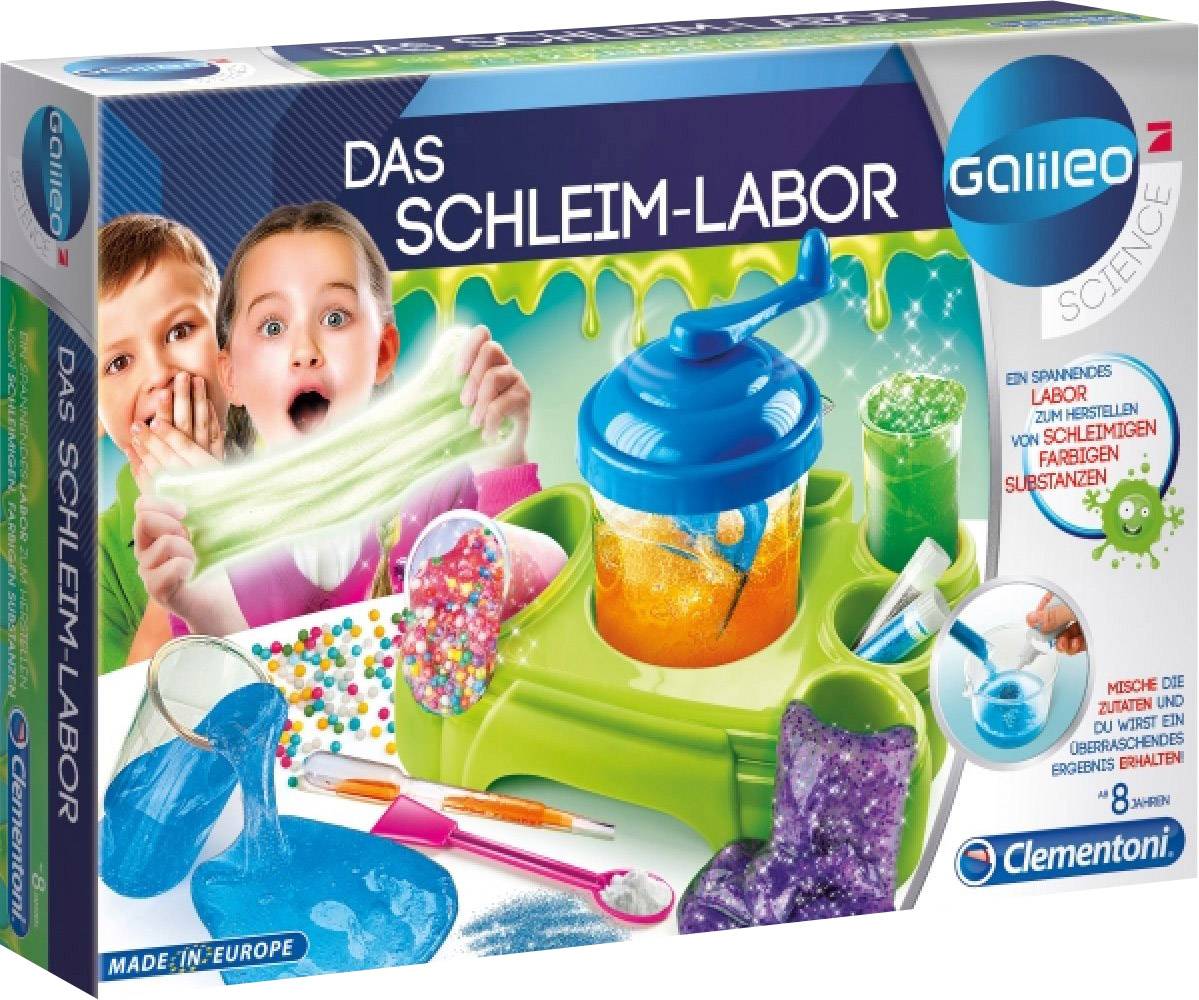 Clementoni 59129 Galileo - Das Schleim-Labor Maker Kit