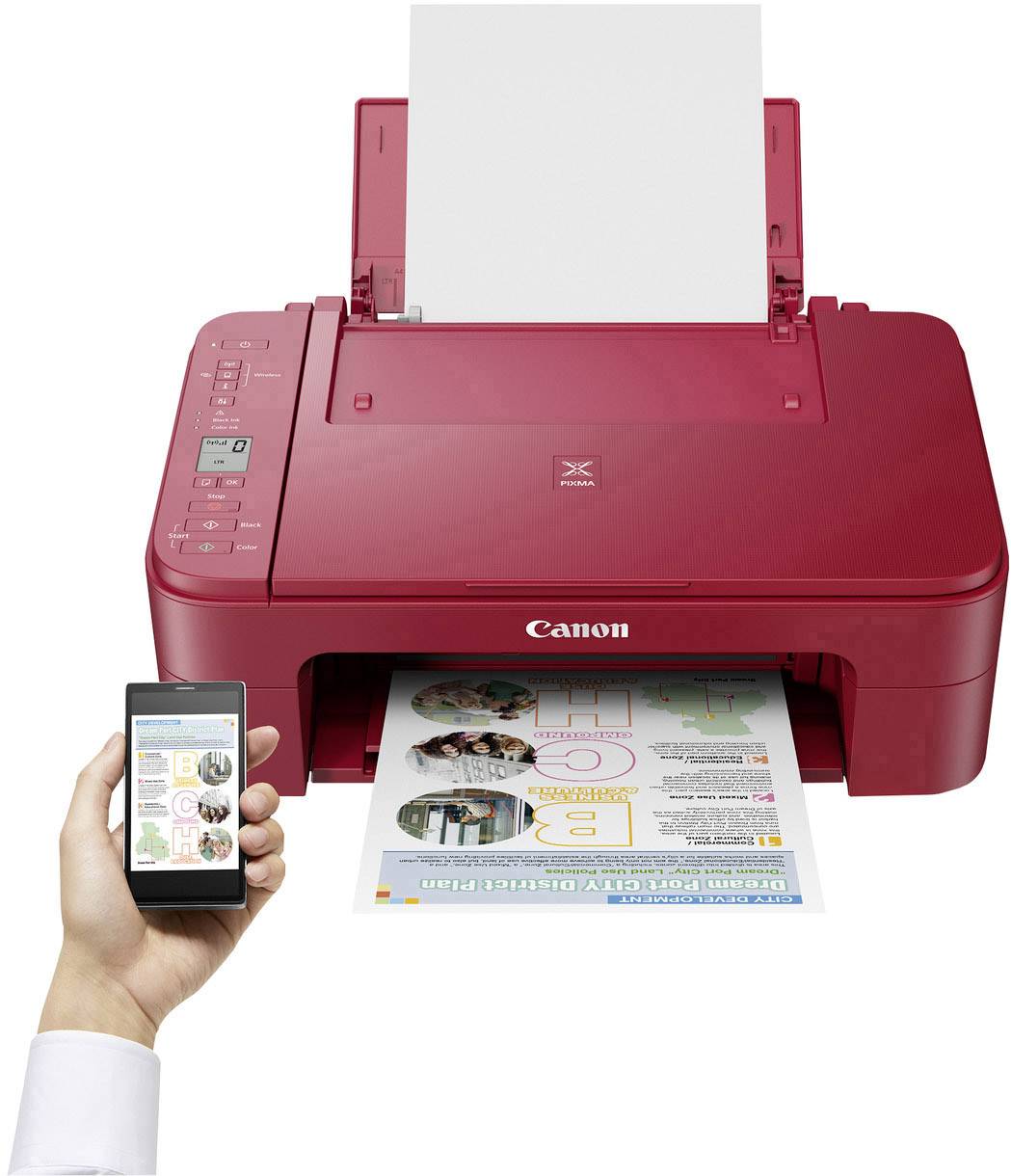 Canon PIXMA TS3352 Multifunktionsdrucker Tintenstrahl Farbe A4 Drucker, Scanner, Kopierer WLAN