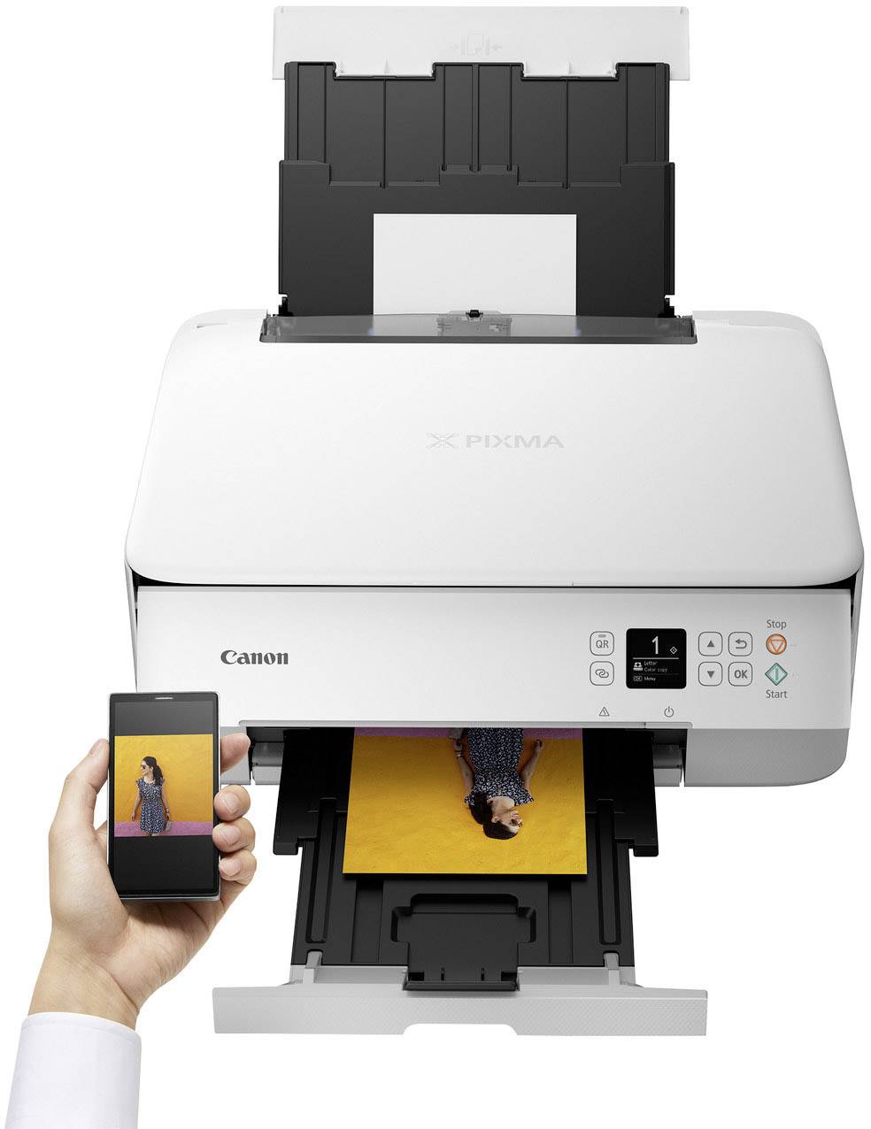 Canon PIXMA TS5351a Farb Tintenstrahl Multifunktionsdrucker A4 Drucker, Scanner, Kopierer WLAN, Bluetooth®, Duplex