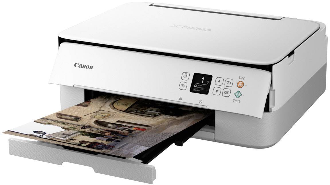 Canon PIXMA TS5351a Farb Tintenstrahl Multifunktionsdrucker A4 Drucker, Scanner, Kopierer WLAN, Bluetooth®, Duplex