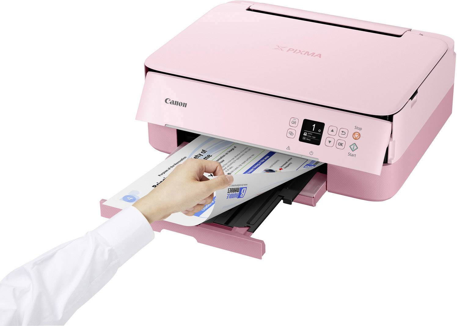 Canon PIXMA TS5352a Farb Tintenstrahl Multifunktionsdrucker A4 Drucker, Scanner, Kopierer WLAN, Bluetooth®, Duplex