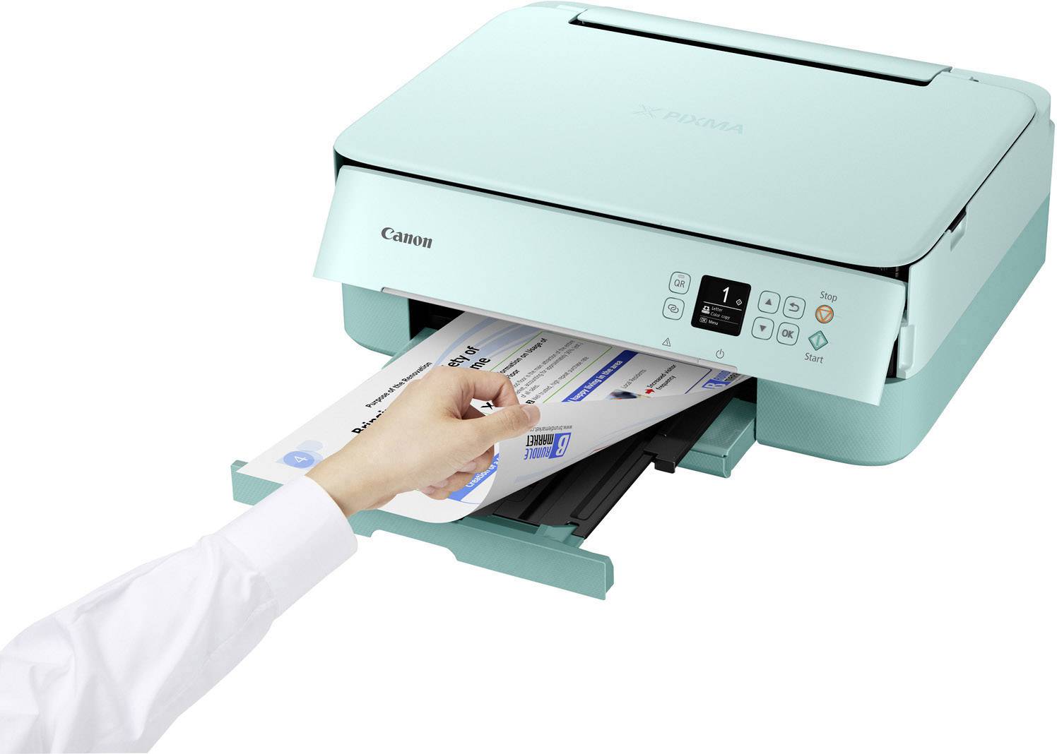 Canon PIXMA TS5353a Multifunktionsdrucker Tintenstrahl Farbe A4 Drucker, Scanner, Kopierer WLAN, Bluetooth®, Duplex