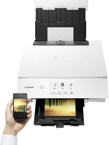 Canon PIXMA TS8351a Farb Tintenstrahl Multifunktionsdrucker A4 Drucker, Scanner, Kopierer WLAN, Blue