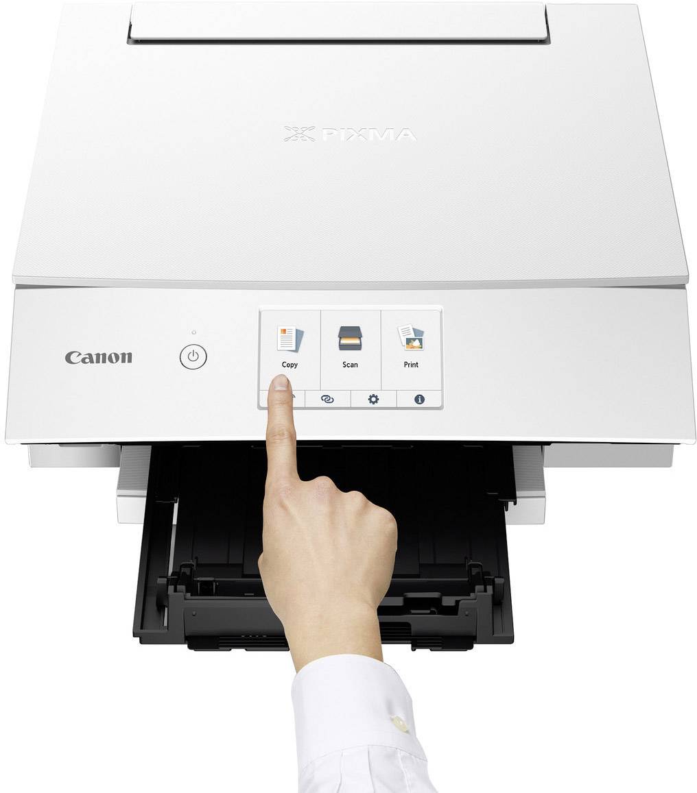 Canon PIXMA TS8351a Farb Tintenstrahl Multifunktionsdrucker A4 Drucker, Scanner, Kopierer WLAN, Bluetooth®, Duplex