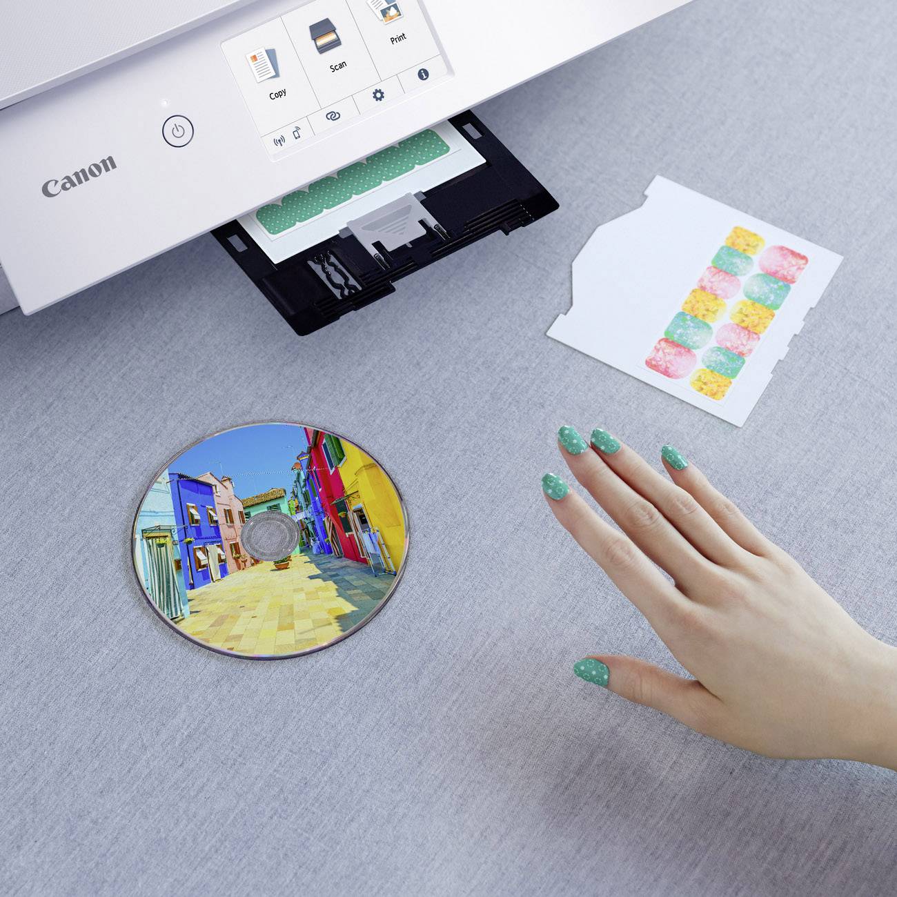 Canon PIXMA TS8351a Farb Tintenstrahl Multifunktionsdrucker A4 Drucker, Scanner, Kopierer WLAN, Bluetooth®, Duplex