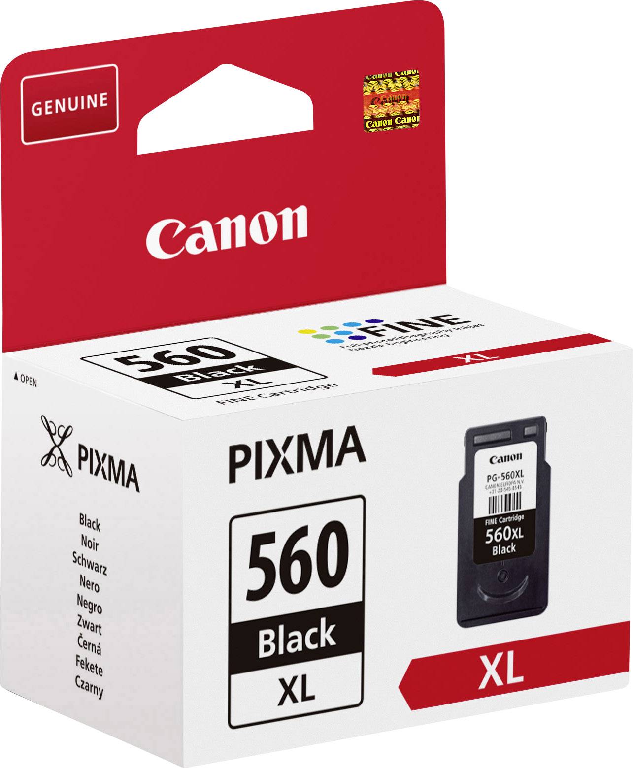 Canon Druckerpatrone PG-560XL Original Schwarz 3712C001