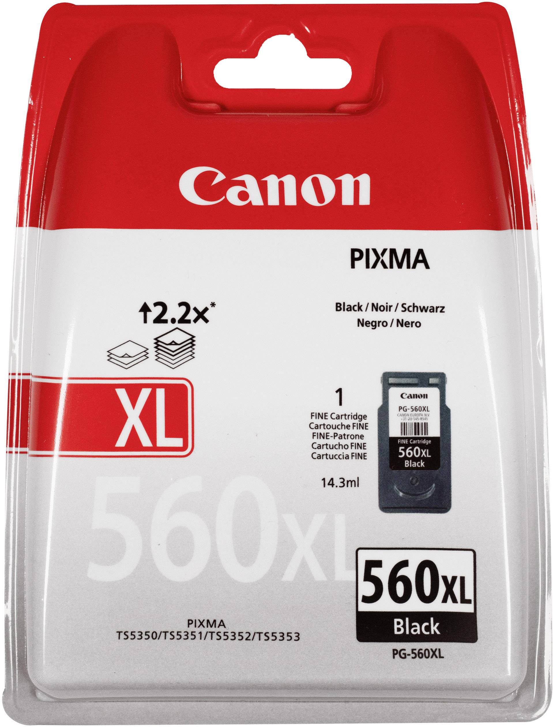 Multipack Pg-560xl Nero + Canon Cl-561xl Canon