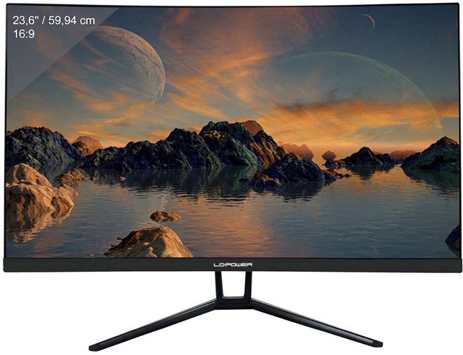 LC Power LC-M24-FHD-144-C Gaming Monitor 59.9 cm (23.6 Zoll) 1920 x 1080 Pixel 16:9 4 ms HDMI®, DisplayPort VA LCD