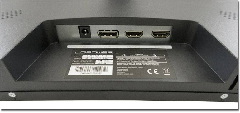 LC Power LC-M24-FHD-144-C Gaming Monitor 59.9 cm (23.6 Zoll) 1920 x 1080 Pixel 16:9 4 ms HDMI®, DisplayPort VA LCD