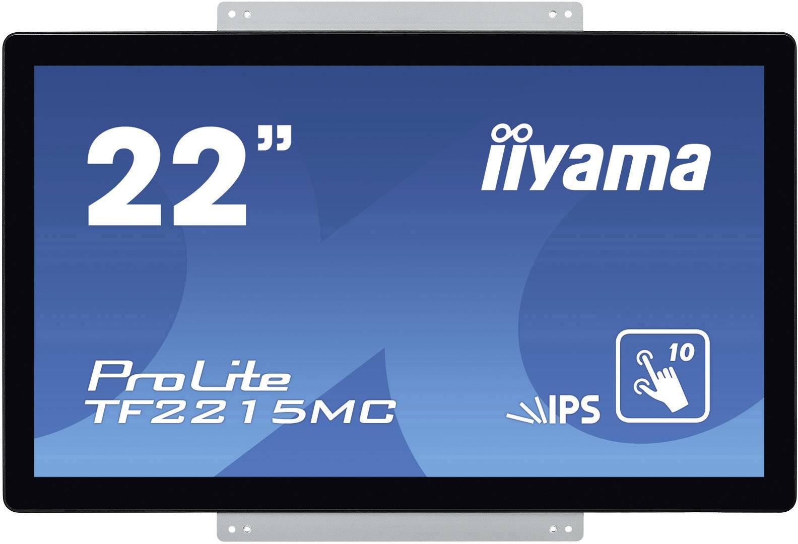22-Zoll-Touchscreen-Monitor von iiyama, Modell ProLite TF2215MC, mit IPS-Display und 10-Punkt-Touch-Technologie.