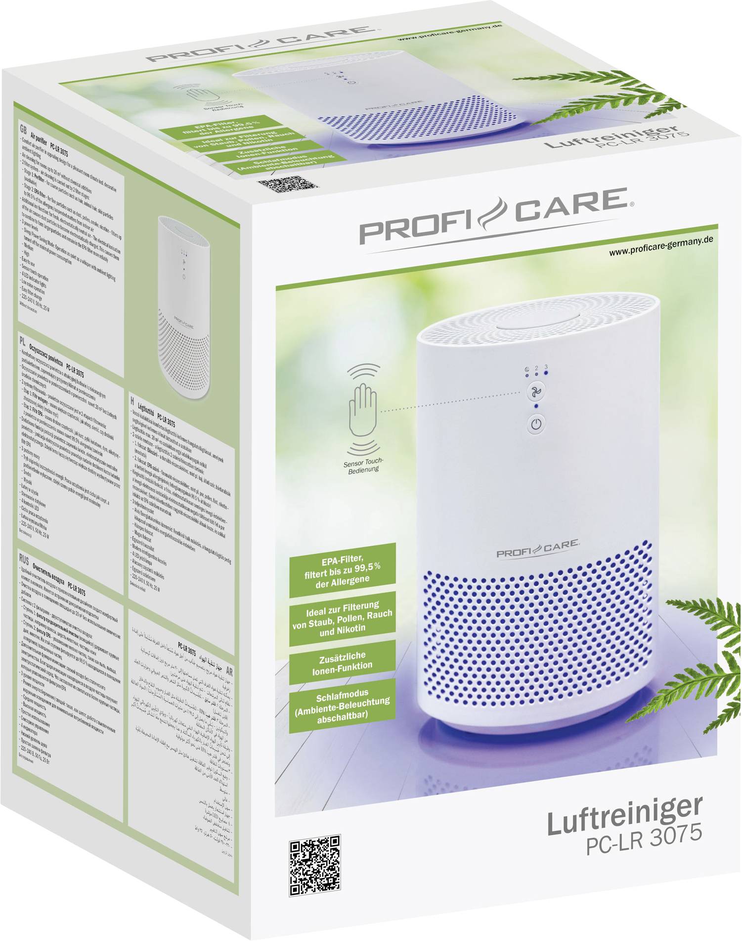 Profi-Care 330750 PC-LR 3075 Luftreiniger 20 m² Weiß