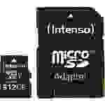 Intenso Premium Carte microSDXC 512 GB Class 10, UHS-I avec adaptateur SD