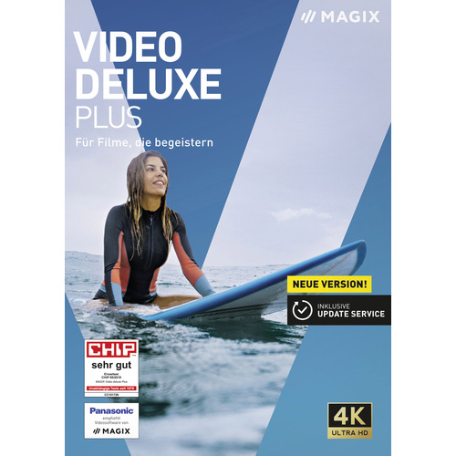 Magix Video deluxe Plus version complète, 1 licence Windows Montage vidéo