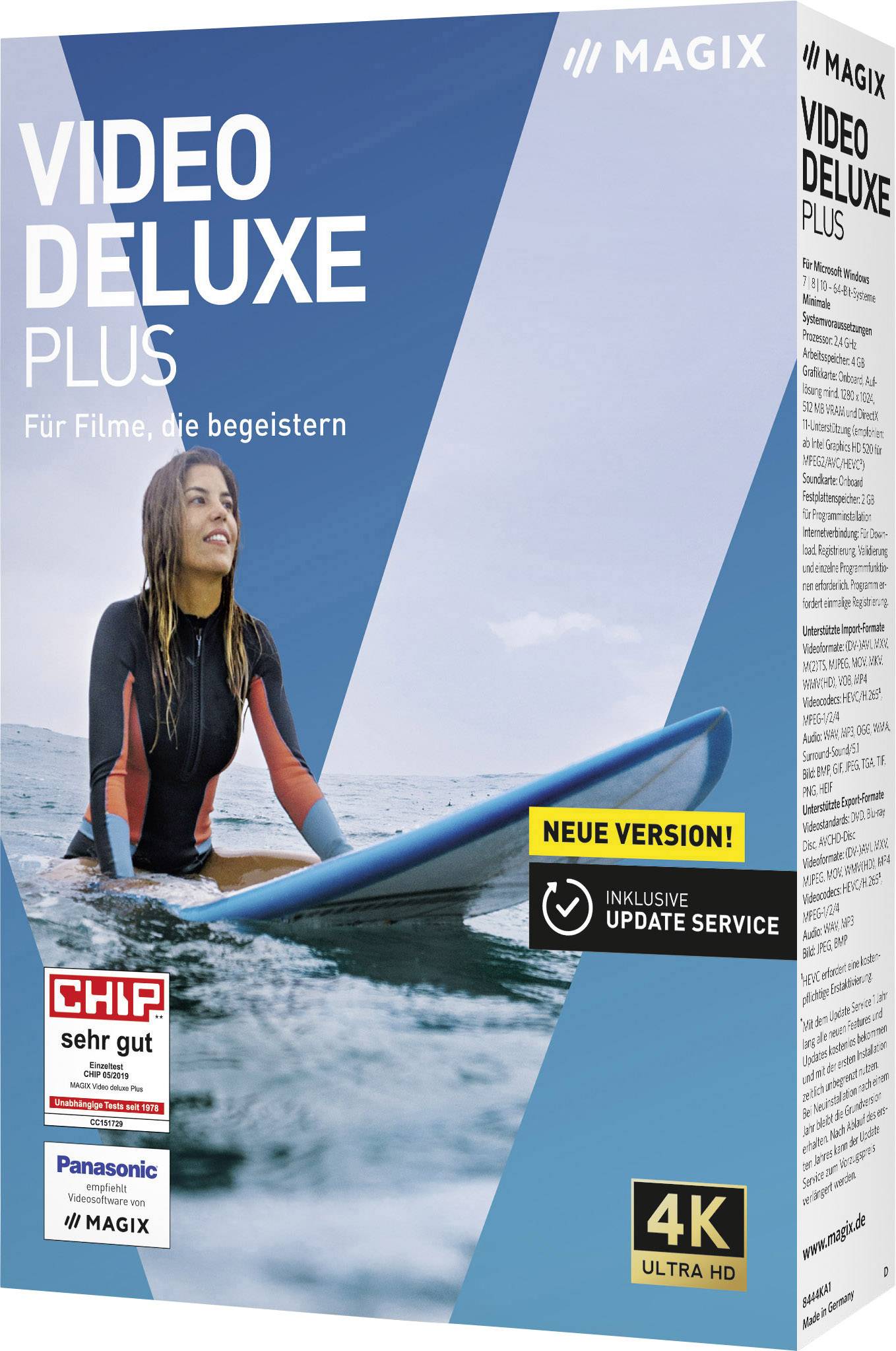 Magix Video deluxe Plus Vollversion, 1 Lizenz Windows Videobearbeitung