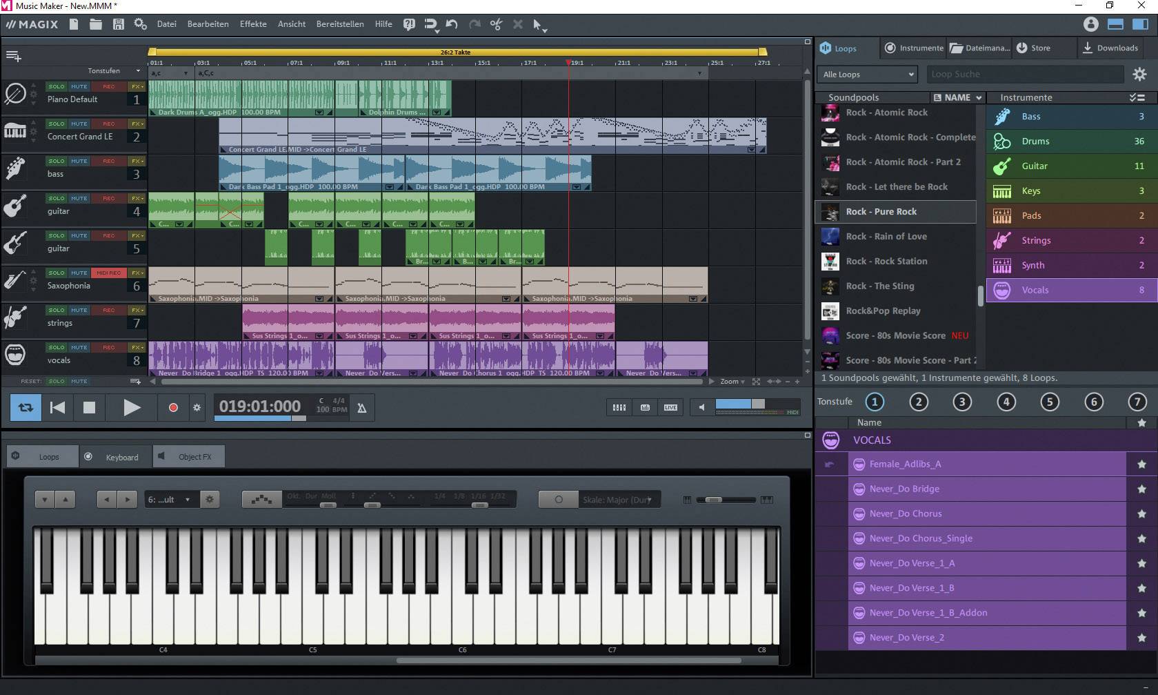Magix Music Maker Premium Edition Vollversion, 1 Lizenz Windows Musik-Software