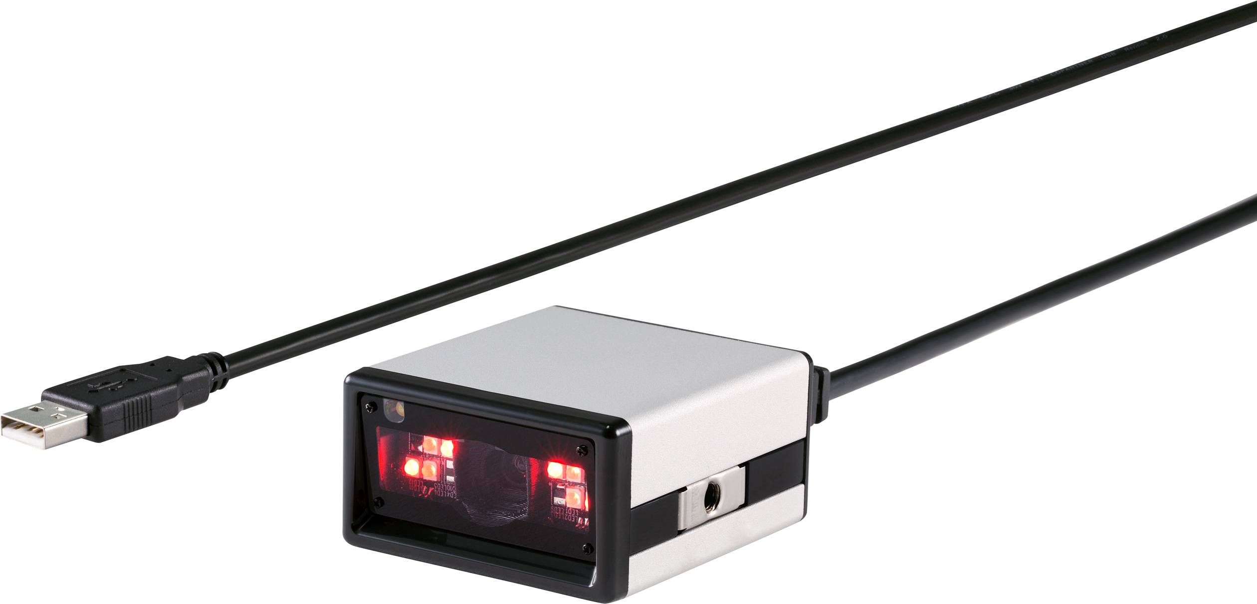 Renkforce 2D Barcode-Scanner Kabelgebunden 2D Imager Silber Einbau-Scanner USB-A (USB 1.1), USB-A (USB 2.0)