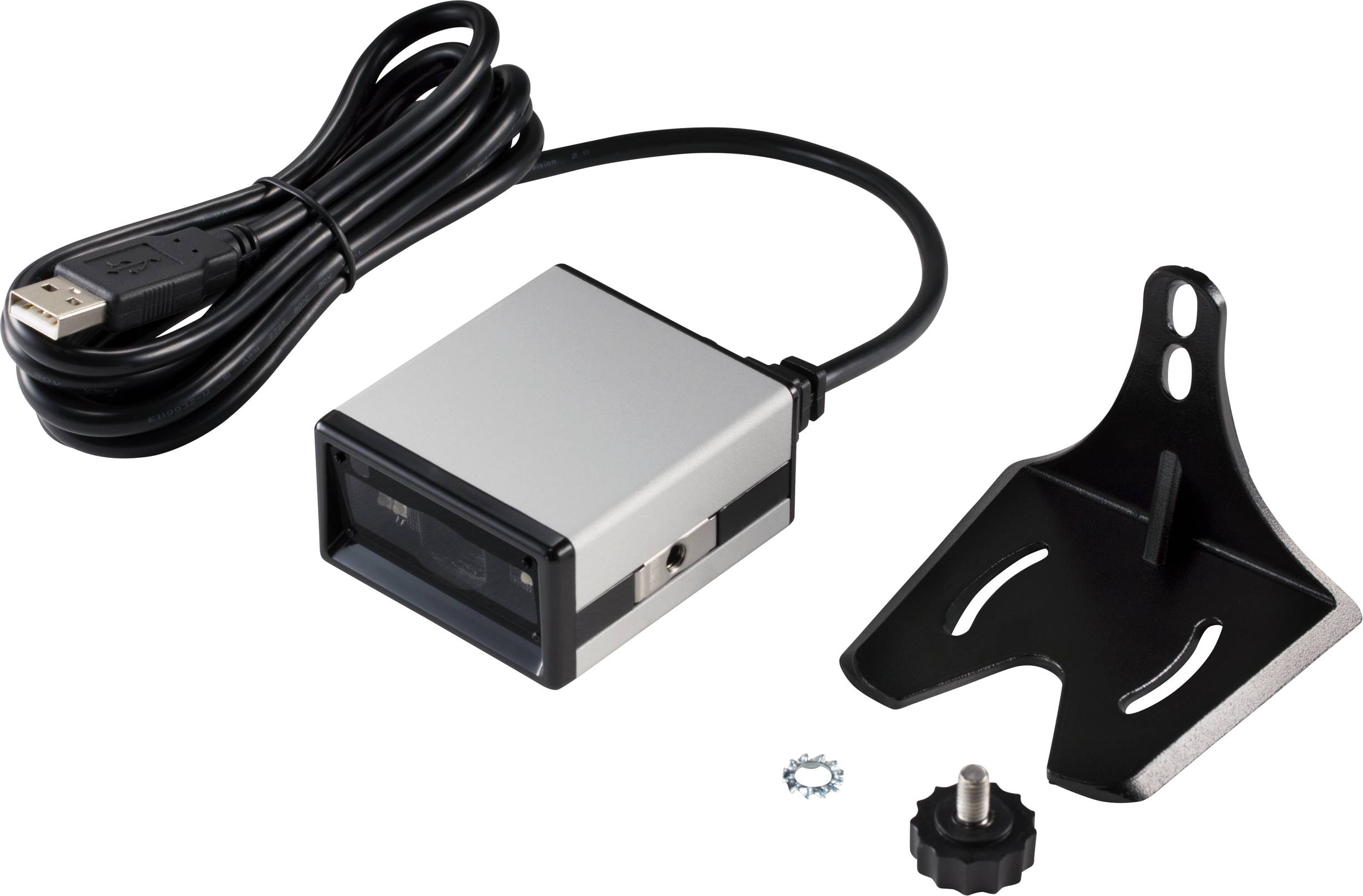 Renkforce 2D Barcode-Scanner Kabelgebunden 2D Imager Silber Einbau-Scanner USB-A (USB 1.1), USB-A (USB 2.0)