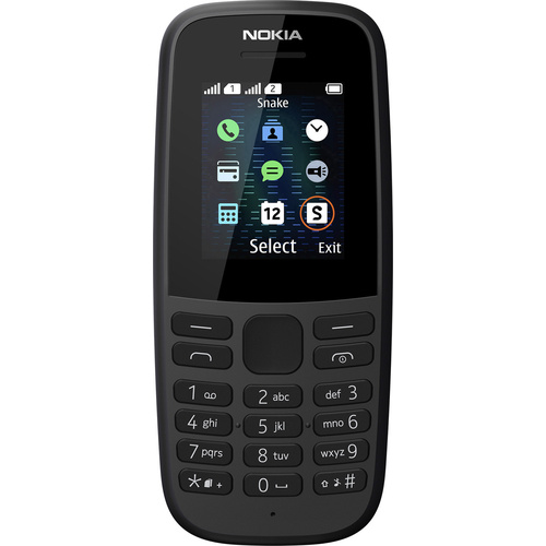 Nokia 105 2019 Dual-SIM-Handy Schwarz