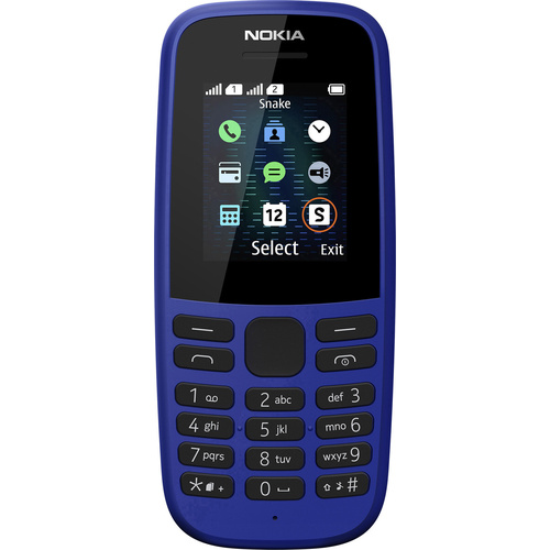 Nokia 105 2019 Dual-SIM-Handy Blau
