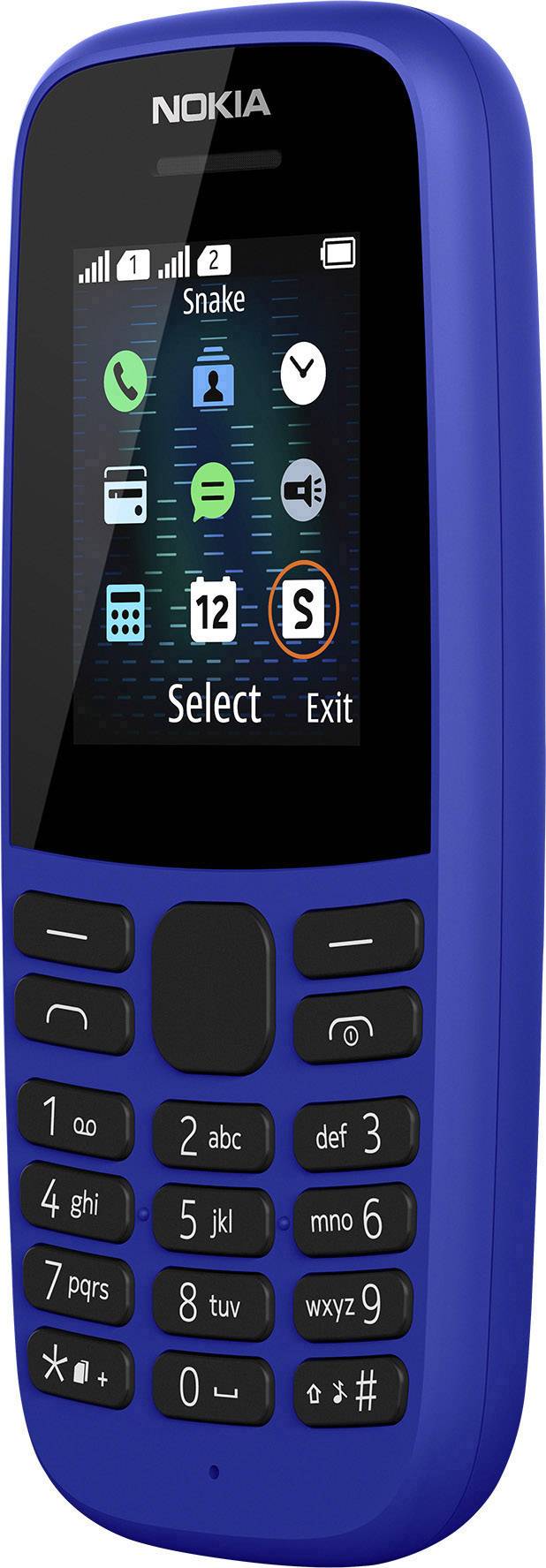 Nokia 105 2019 Dual-SIM-Handy Blau