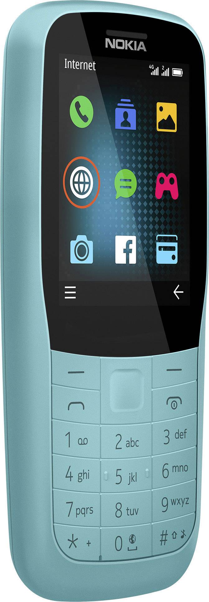 Nokia 220 4G Dual-SIM-Handy Blau