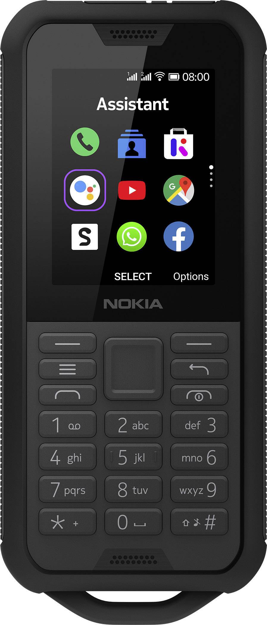 Nokia 800 Tough Outdoor-Handy MIL-STD-810G IP68 Schwarz