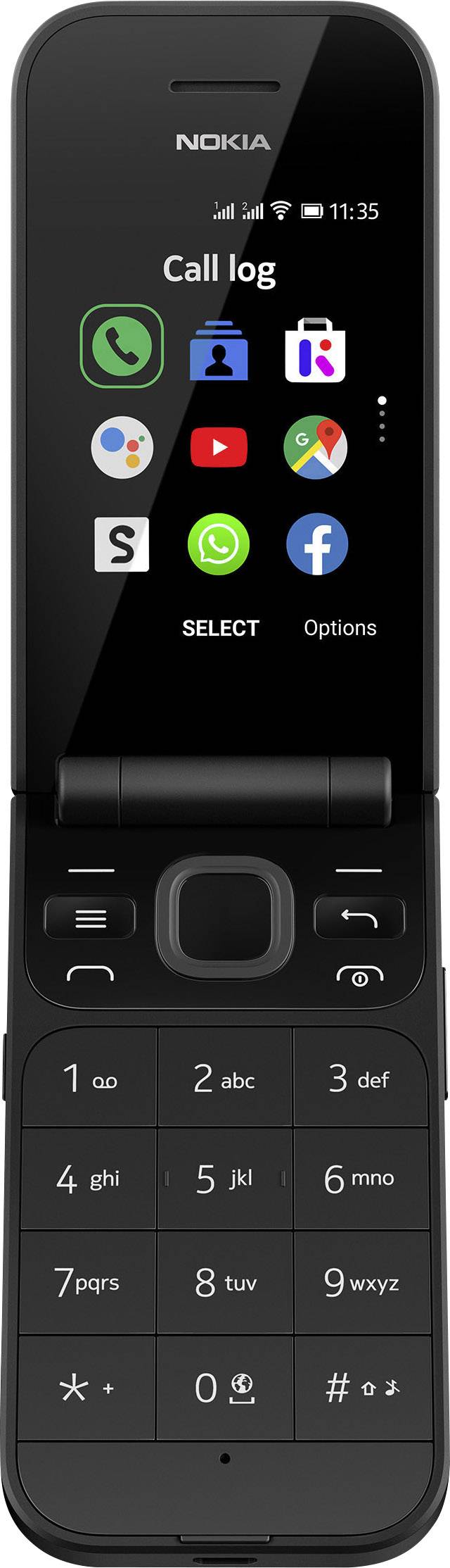 Nokia 2720 Flip Klapp-Handy Schwarz