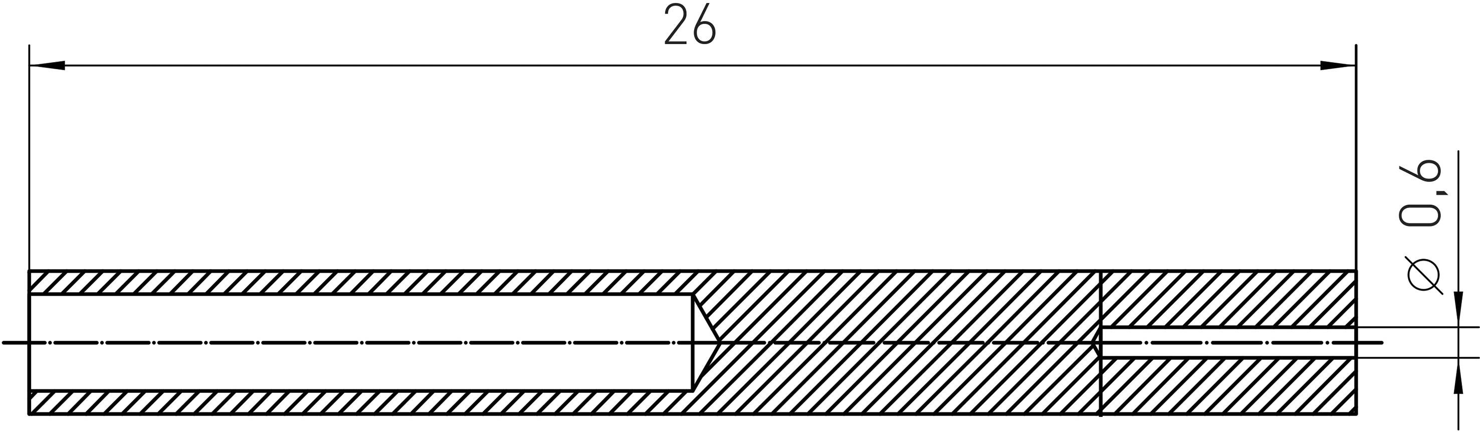 Weller RTM 028 X Lötspitze Mess-Spitze Spitzen-Länge 26mm Inhalt 1St.
