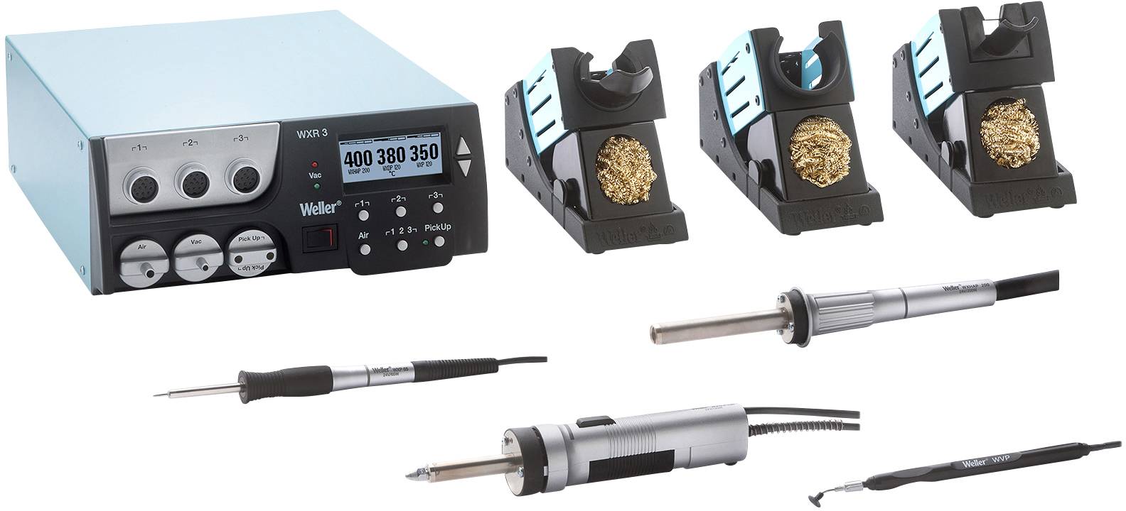 Weller WXR 3032 Vakuum-Station digital 420 W, 600W 100 - 450°C inkl. Ablage, inkl. Lötspitze, inkl. Entlötsaugpumpe