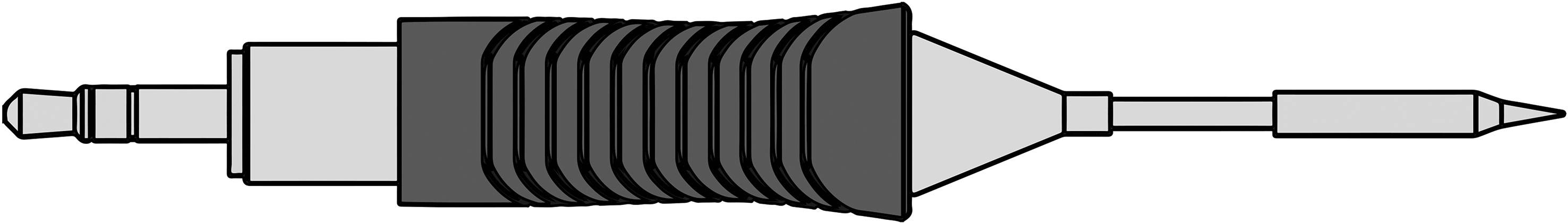 Weller RTM 002 C L Lötspitze Konisch Spitzen-Größe 0.2 mm Spitzen-Länge 18.7 mm Inhalt 1 St.