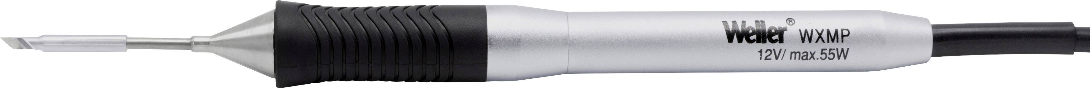 Lötkolben mit schwarzem Griff und Metallspitze, verbunden mit einem Kabel, geeignet für feine Lötarbeiten.